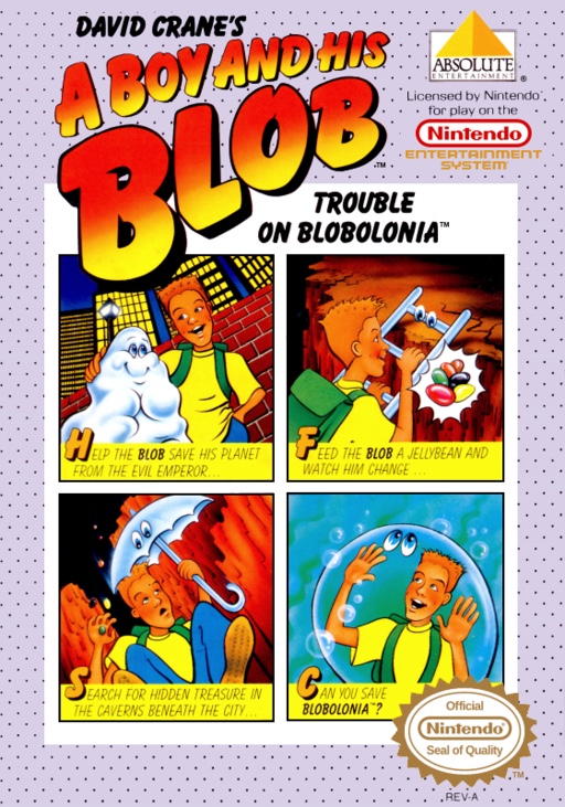 David Crane S A Boy And His Blob Trouble On Blobolonia